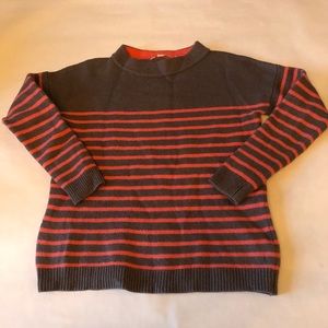 Boden gray pink stripes wool blend sweater lady 6